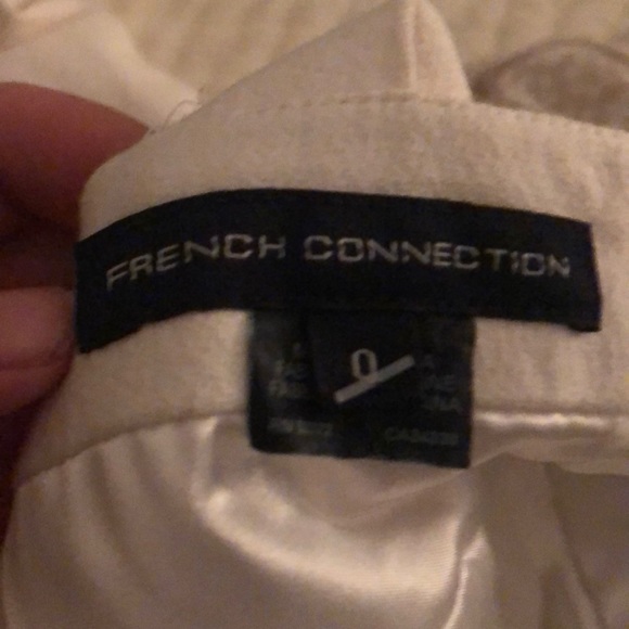 French Connection White Dress with Bow - Picture 8 of 8